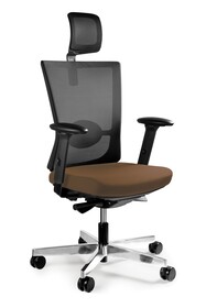Fotel biurowy FORTE - taupe BL409