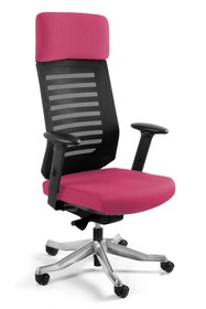 Fotel biurowy VELO - różowy BL401
