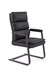 Fotel pracowniczy ADRIANO SKID - czarny
