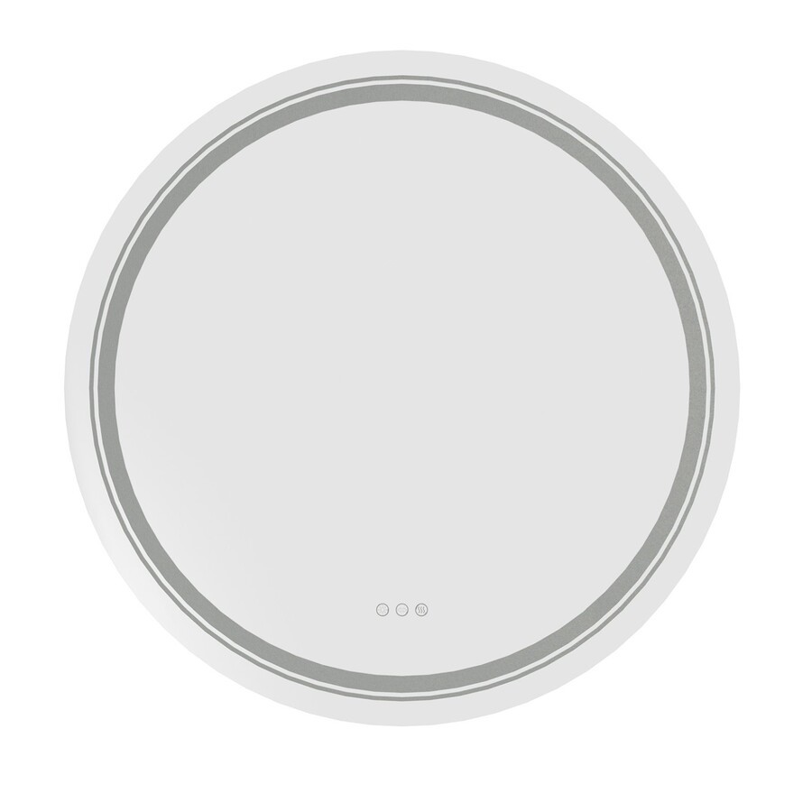 Lustro ścienne łazienkowe DOVER 80 cm - srebrny