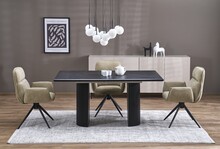 Stół rozkładany BOLERO 160/250x90 - czarny