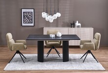 Stół rozkładany BOLERO 160/250x90 - czarny