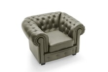 Fotel CHESTERFIELD 1 - skóra naturalna