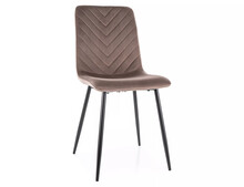 Krzesło DAREN Velvet - cappuccino Bluvel 38