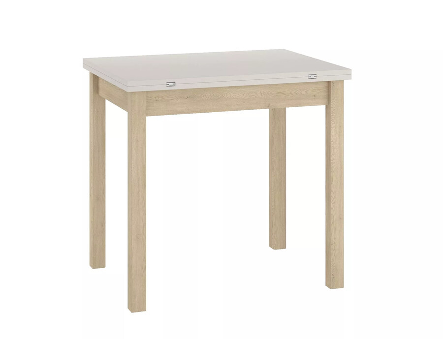 Stół rozkładany FLIP 80/120x60 - kaszmir/dąb cremona torro