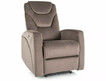 Fotel rozkładany KRONOS Velvet - cappuccino Bluvel 38