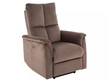 Fotel rozkładany NEPTUN Velvet - cappuccino Bluvel 38