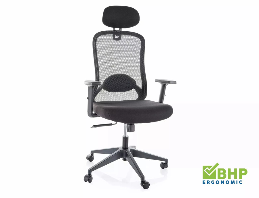 Fotel obrotowy Q-050 - czarny
