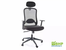 Fotel obrotowy Q-050 - czarny