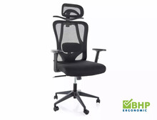 Fotel obrotowy Q-080 - czarny