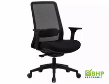 Fotel obrotowy Q-718 - czarny