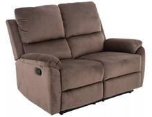 Sofa z funkcją relaks SPENCER 2 Velvet - cappuccino Bluvel 38