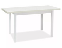 Stół rozkładany ADAM 90/125x65 - biały mat