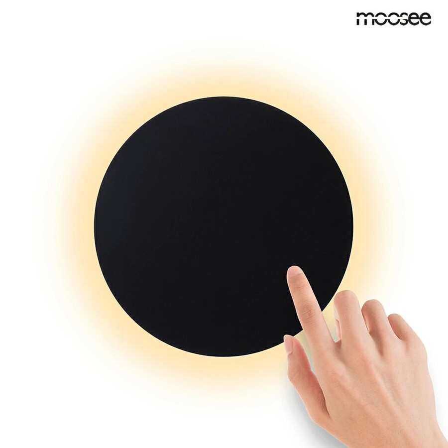 MOOSEE Lampa ścienna SHADOW SUN 25 - czarny