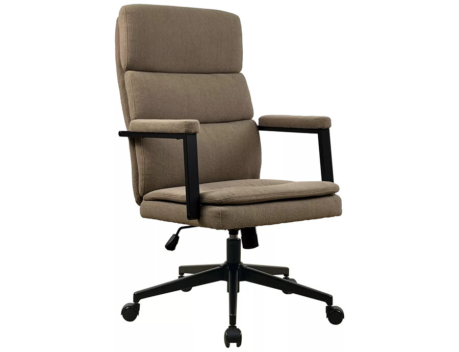 Fotel obrotowy Q-090 - ciemny beżowy