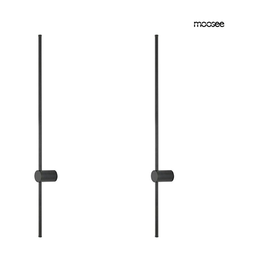 MOOSEE Zestaw 2 lamp ściennych OMBRE 100 - czarny